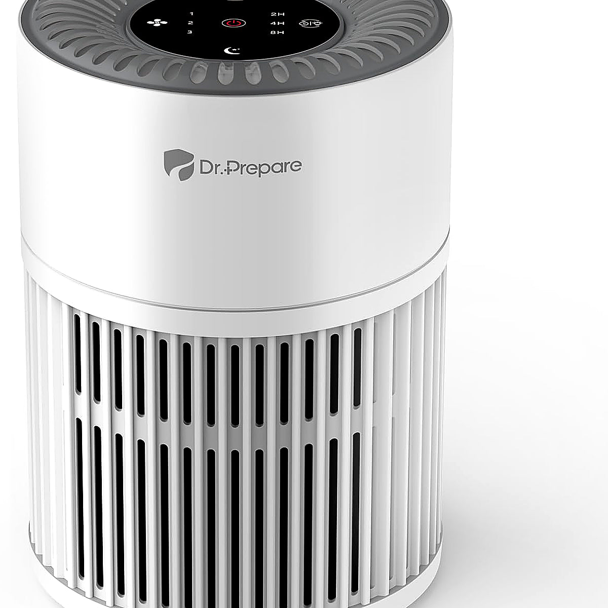 DR.PREPARE Air Purifier for Allergy Sufferers, Ultra Quiet and Energy Efficient HEPA Air Purifier Against 99.97 Percent Mould Dust, Washable Pre Filter, 15 dB, Sleep Mode, for Bedrooms, Offices