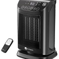 DR.PREPARE Fan Heater, Energy-Saving, Small, 1800 W Fan Heater, Quiet with Thermostat 5 Modes (3 Heating Modes + Fan Mode + Eco Mode), 70° Oscillating, 12H Timer, Overheating & Tilt Protection for Home