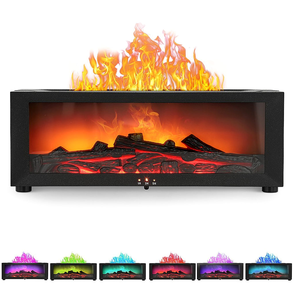 Flammen LED Licht Luftbefeuchter Aroma Diffuser Diffusor mit Timer Fernbedienung
