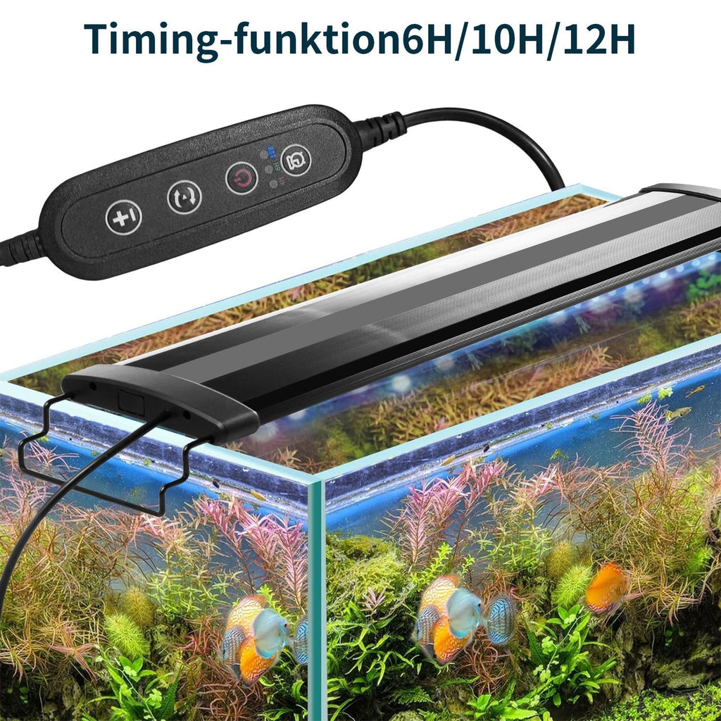 90-110CM  NEW Aquarium Fish Tank LED Light Over-Head Full Spectrum Plant Lighting Lamp UK