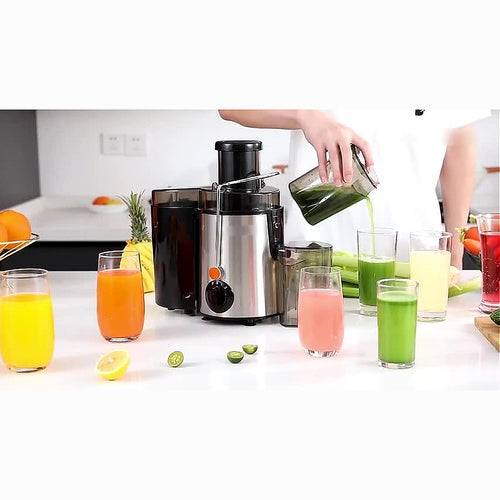 2000W Juicer Machine Whole Fruit Vegetable Large Juice Extractor Stainless Steel
