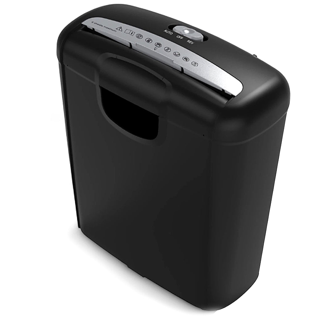 Paper Shredder 5 Sheet 10 Litre Strip Cut A4 Auto on Reverse For Home Office UK