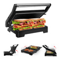 Contact Grill 1000W 180° Open Sandwich Toaster Table Grill PaniniMaker Electric Grill