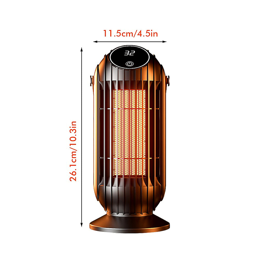 2500W Portable Electric Space Heater Small PTC Ceramic Heater Fan Quick Heating