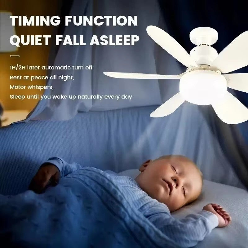 30/40W Modern Led Ceiling Fan with Light Dimmable E27 Bedroom Living Room Fan