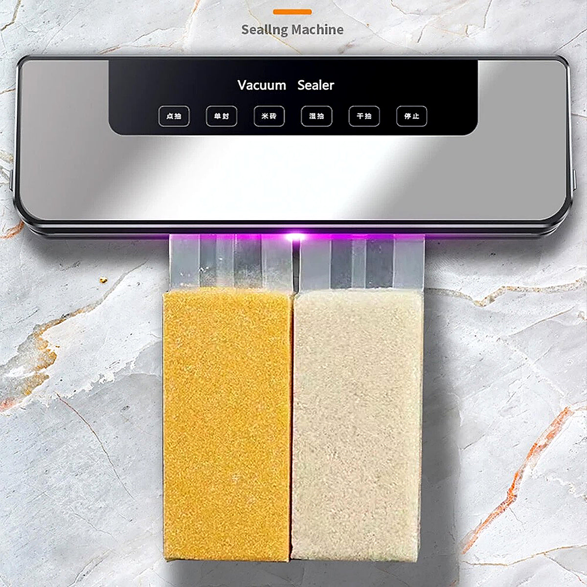 Electric Sealing Machine +30 Bags Automatic Vacuum Sealer Food Sealer Dry Wet
