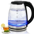 Wasserkocher Glas 1,8L 1500W mit LED-Beleuchtung 100% BPA Frei