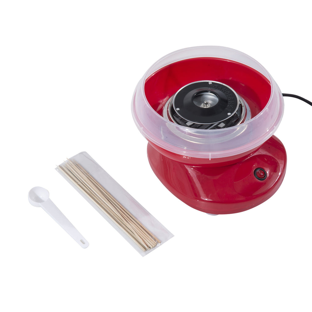 Zuckerwattemaschine Zuckerwattegerät Zuckerwatte Maschine 450W Rot