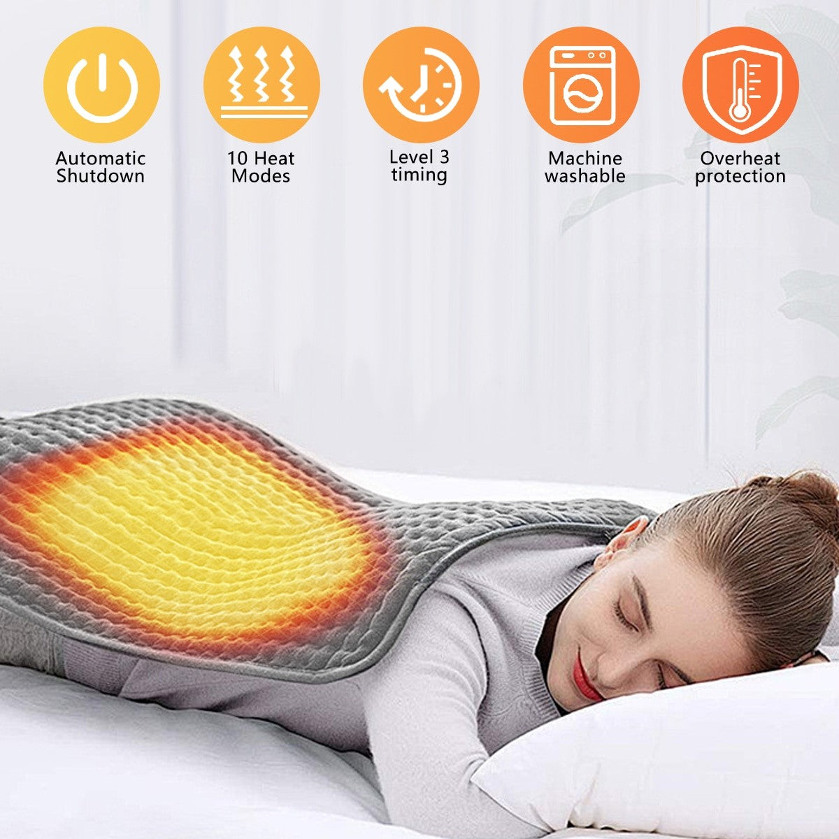 ~Heating Pad Heat Pad Electric Infrared for Shoulders Back Neck Bringer~