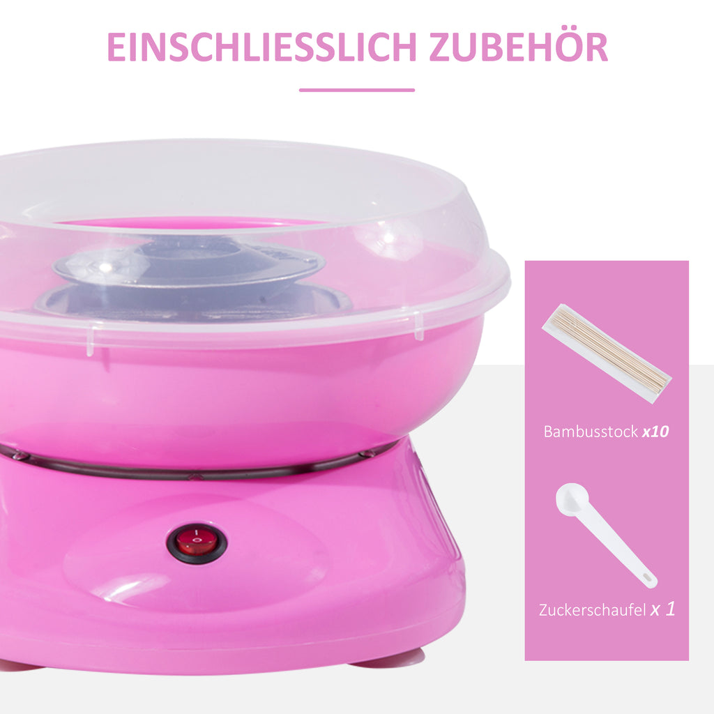Zuckerwattemaschine Zuckerwattegerät Zuckerwatte Maschine 450W Rosa