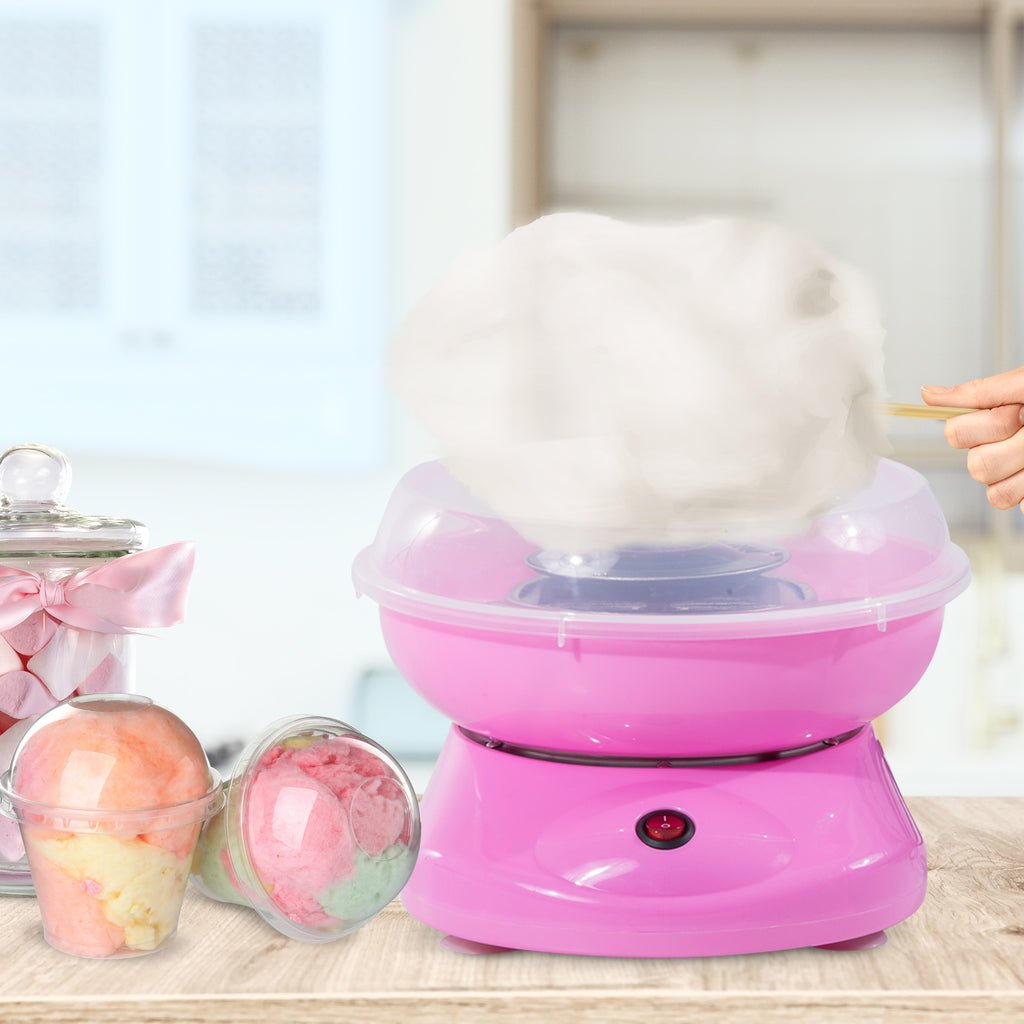 Zuckerwattemaschine Zuckerwattegerät Zuckerwatte Maschine 450W Rosa