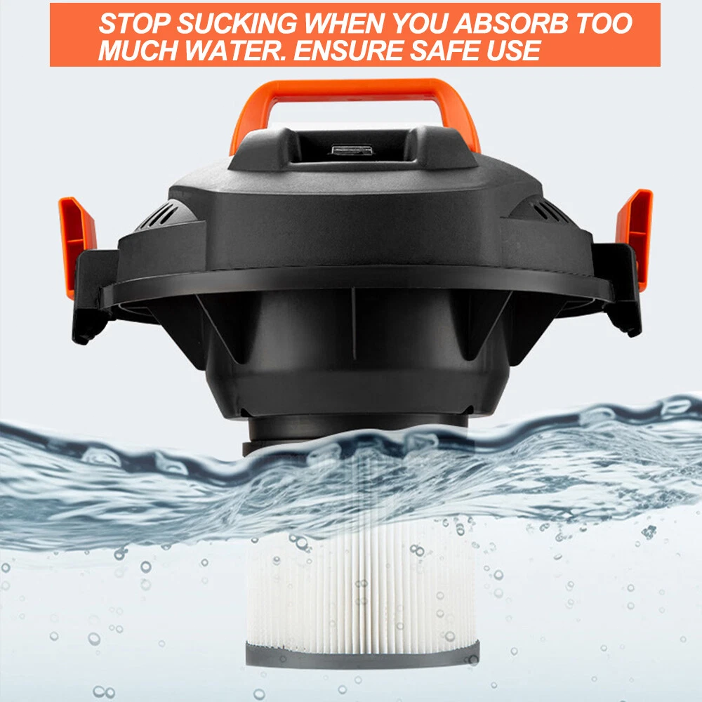 2000W Vacuum Cleaner Wet and Dry Bagless 20L Cylinder Powerful Compact Cleaning