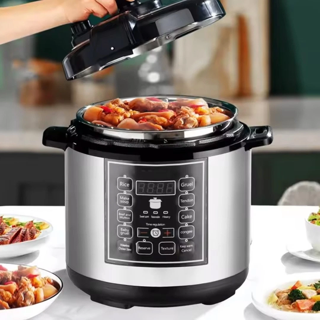 10-in-1 Elektrischer Schnellkochtopf und Reiskocher, digitaler, programmierbarer Insta-Pot, 5L