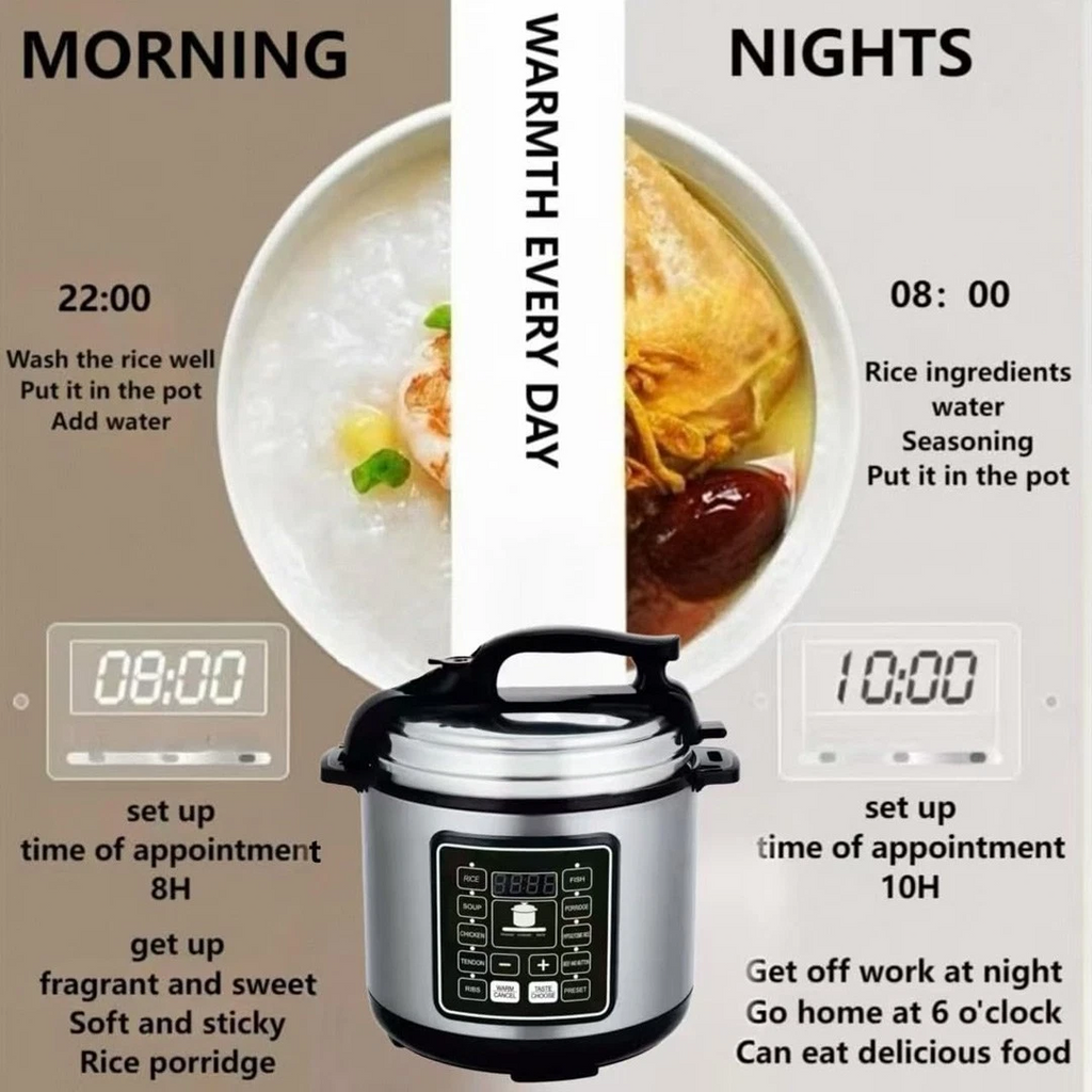 10 in1 Electric Pressure Rice Cooker Digital Insta Pot Programmable 5L Rice Pot