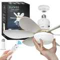 30/40W Modern Led Ceiling Fan with Light Dimmable E27 Bedroom Living Room Fan
